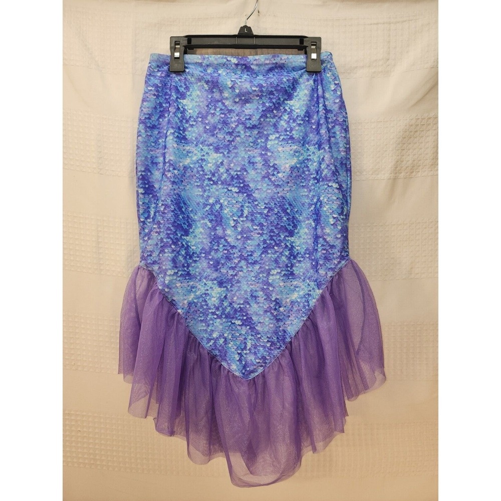SO Girls SIZE 16 LITTLE MERMAID TAIL FIN SWIM COVER UP IRIDESCENT COSPLAY BEACH